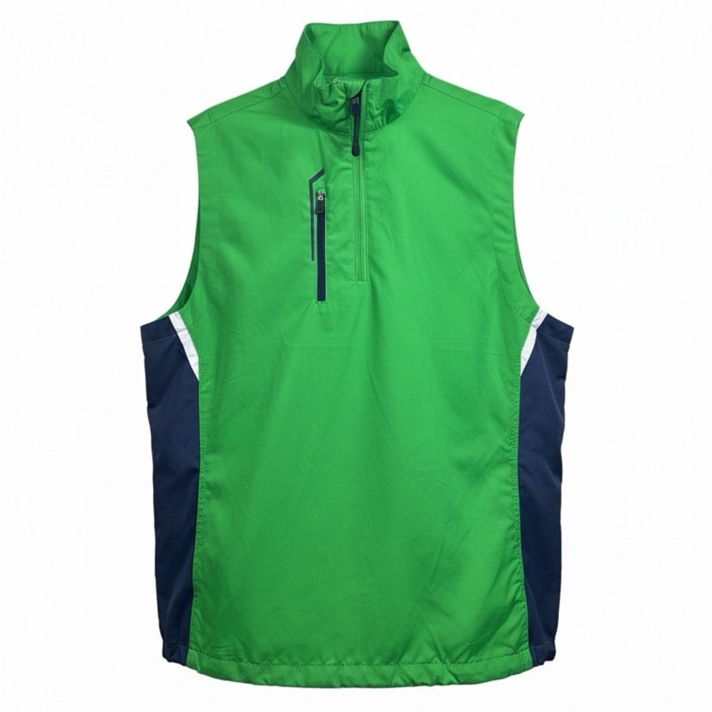 Bobby Jones Bright Green Golf Top with White Logo